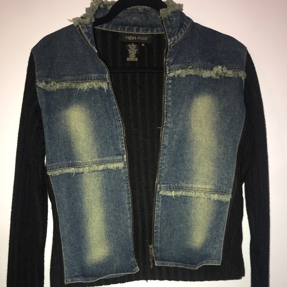 High Point Jacket with Denim Front